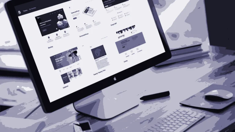 Illustration af oversigten af WordPress temaer.